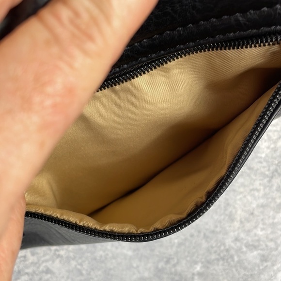 Nicole Miller New York Black Leather Designer Bag - Picture 10 of 14